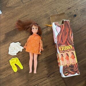 Crissy Doll with Orange Lace Dress